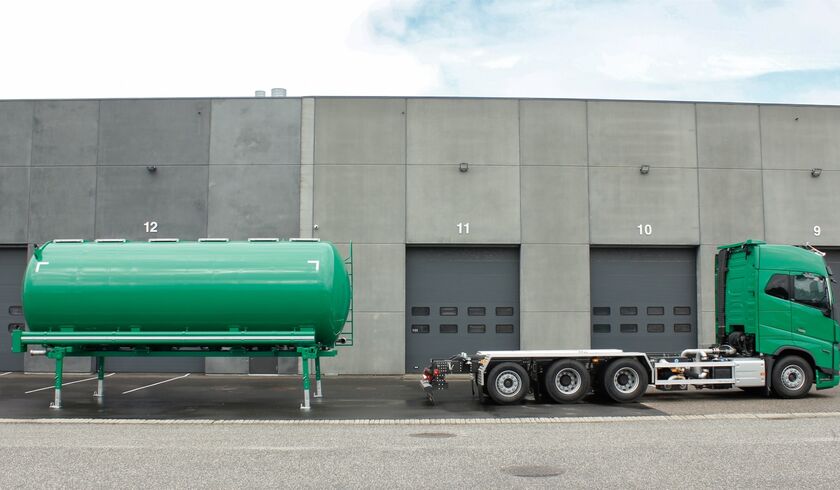MVT Vigeland Transport – Chassis bodywork and 35.1 m³ feed tank on a swap body frame