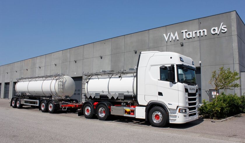 Grønaasen Transport – 20,000-litre chemical tank trailer and 20,000-litre chemical tank body