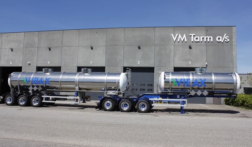 Wibax Logistics – 23,000-litre chemical tank semi-trailer and 13,000-litre chemical tank body