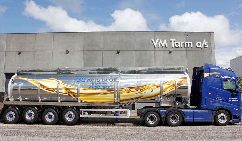 Avista Oil Danmark – 45,000-litre chemical tank semi-trailer