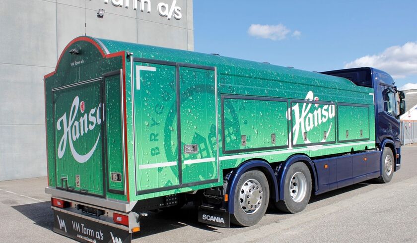 Hansa Borg Bryggeri AS – 13,000-litre beer tank on a swap body