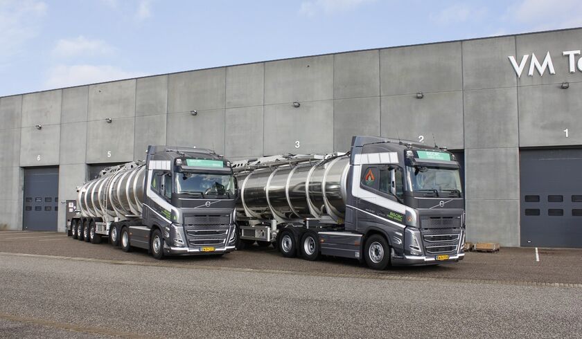 Vesthimmerland Biogas A/S and Vinkel Bioenergi ApS – 2 × 39,000-litre slurry tank semi-trailers