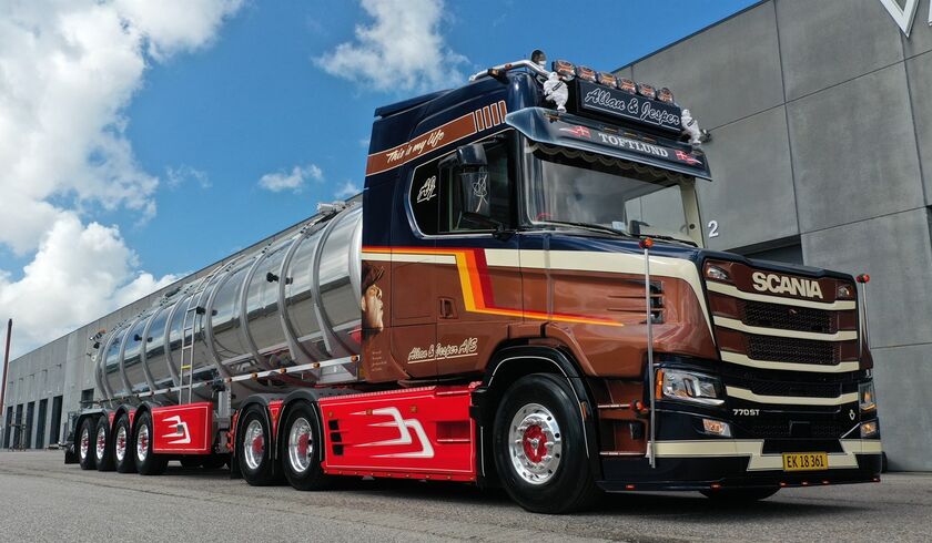 Vognmandsfirmaet Allan & Jesper – 39,000-litre slurry tank semi-trailer