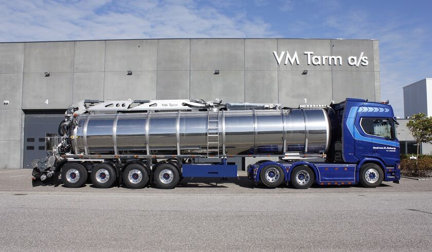 Vognmand Andreas R. Søborg – 39,000-litre slurry tank semi-trailer