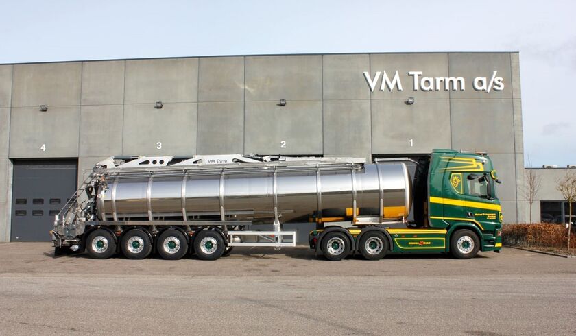 Vognmand Michael Døhr Johansson – 39,000-litre slurry tank semi-trailer
